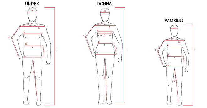 Guida alle taglie abbigliamento Montura
