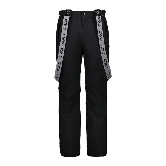 Man Salopette Pantalone Sci Uomo Black
