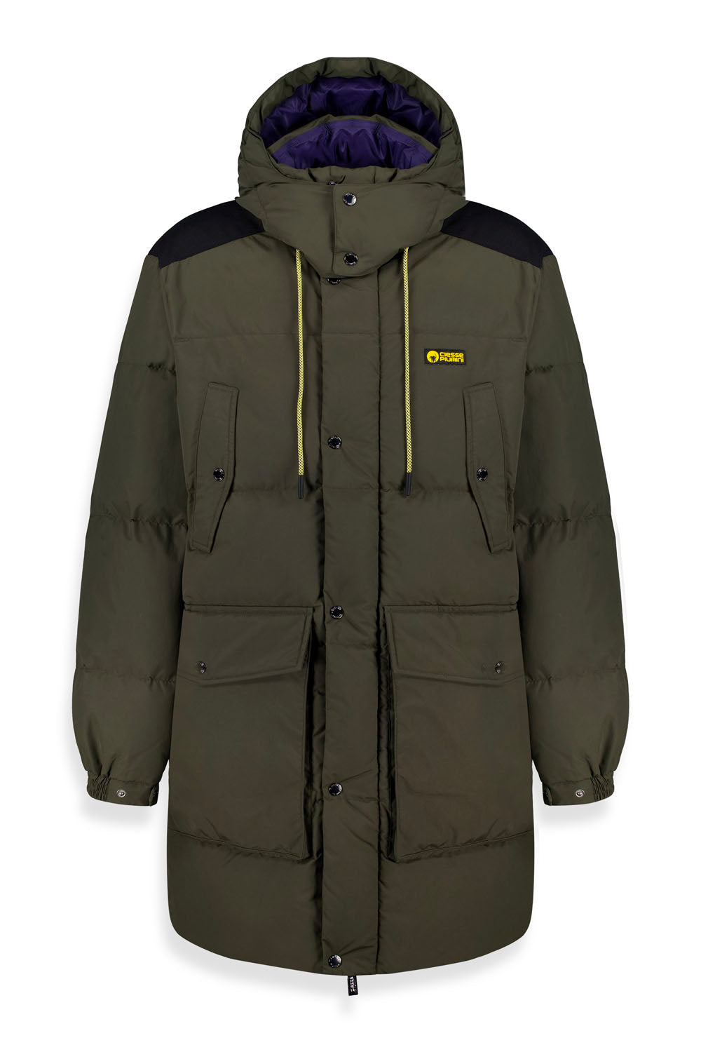 Canada 4 Pocket Hodded Mid Lenght Jacket Giacca Uomo Olive Night Eclipse