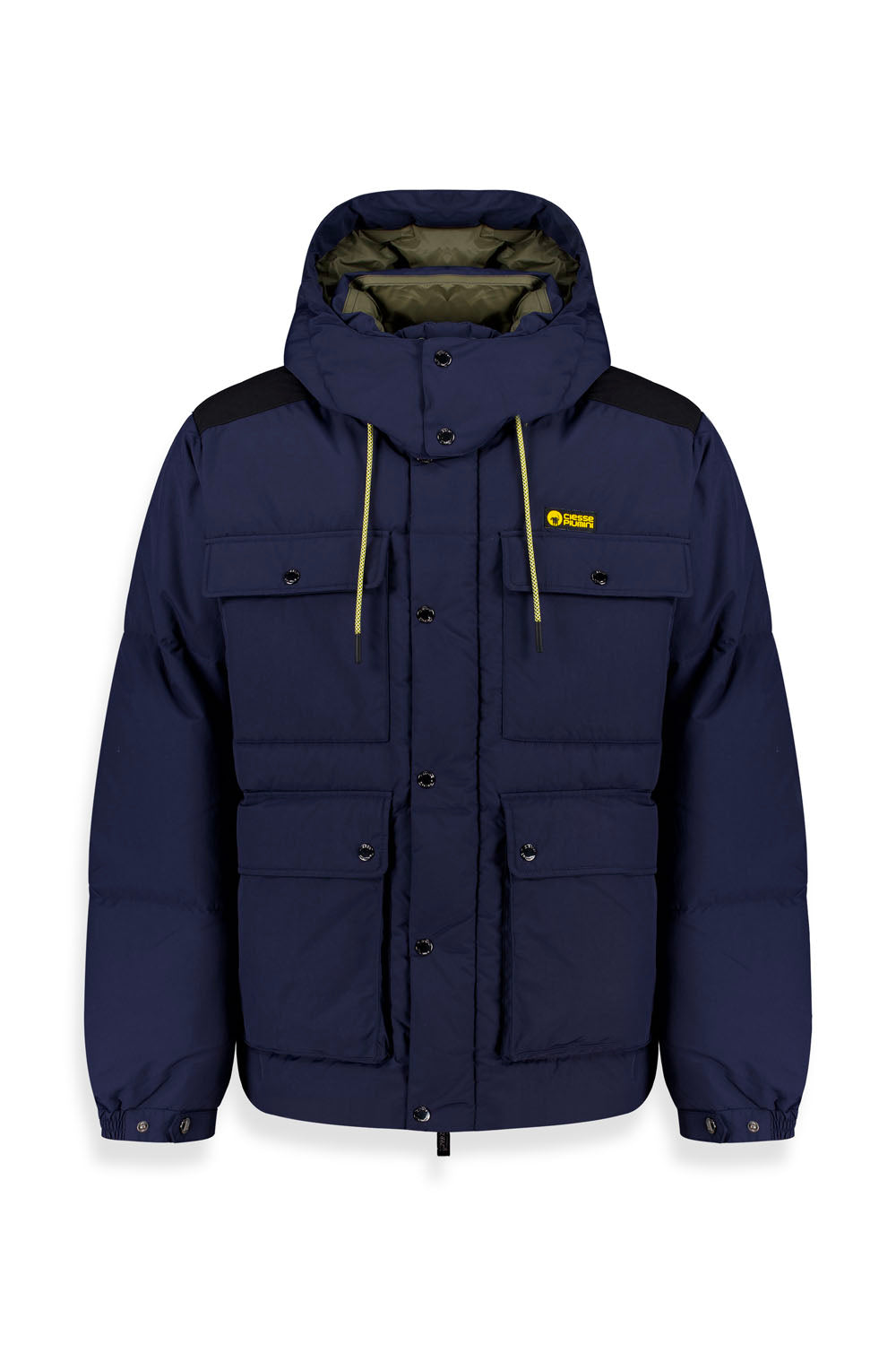 Alaska 4 Pocket Hooded Jacket Giacca Uomo Eclipse Olive Night