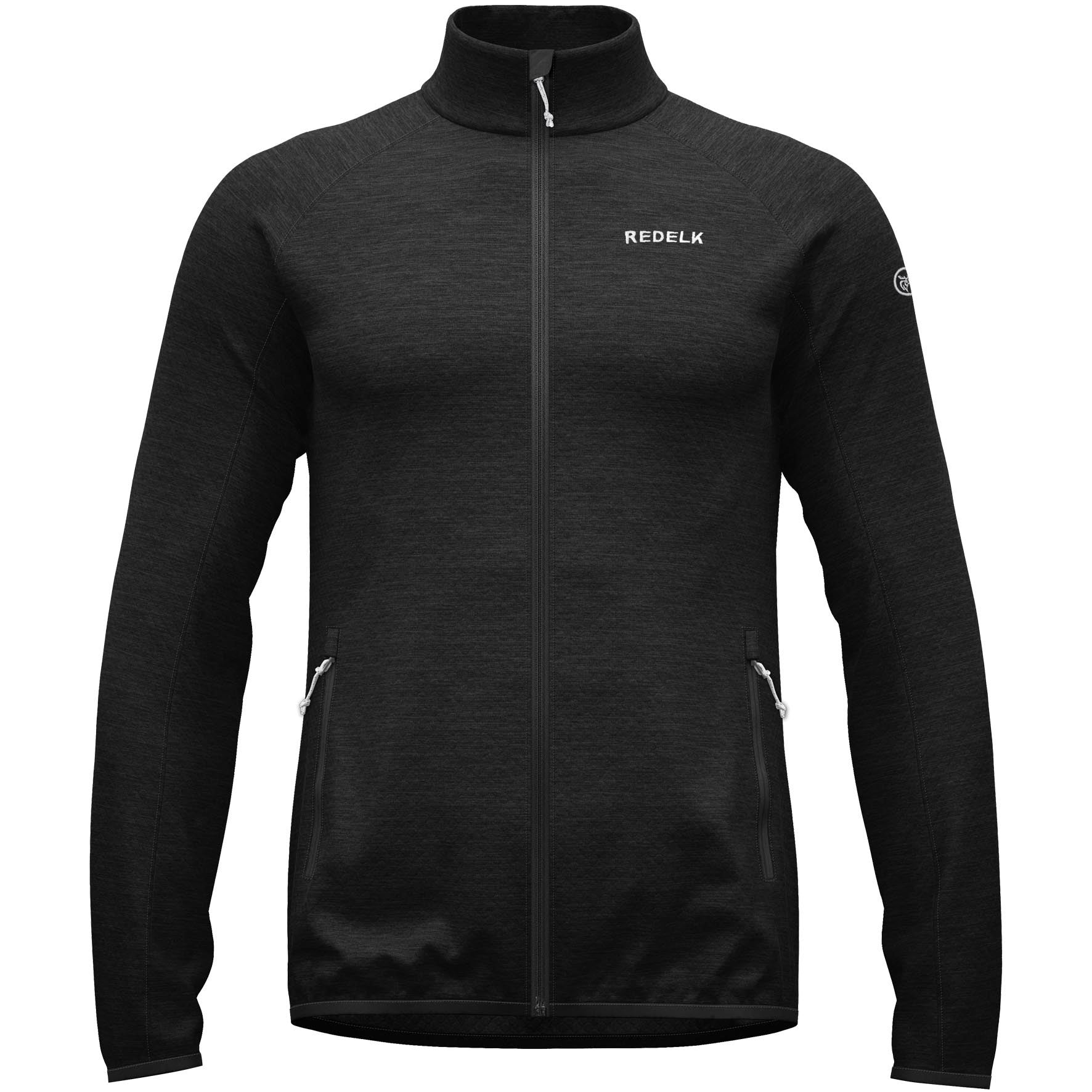 Otto 3 Pile Uomo Zip Intera Black
