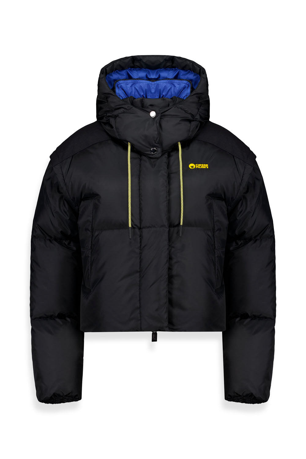 Nevada Jacket With Detatchable Hood and Sleeves Giacca Donna Black Turkish Sea