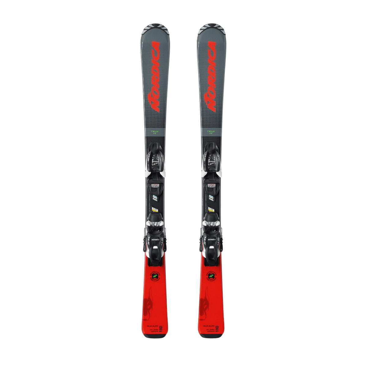 Team J R FDT Sci Pista Bambino + Attacco JR 4.5 FDT