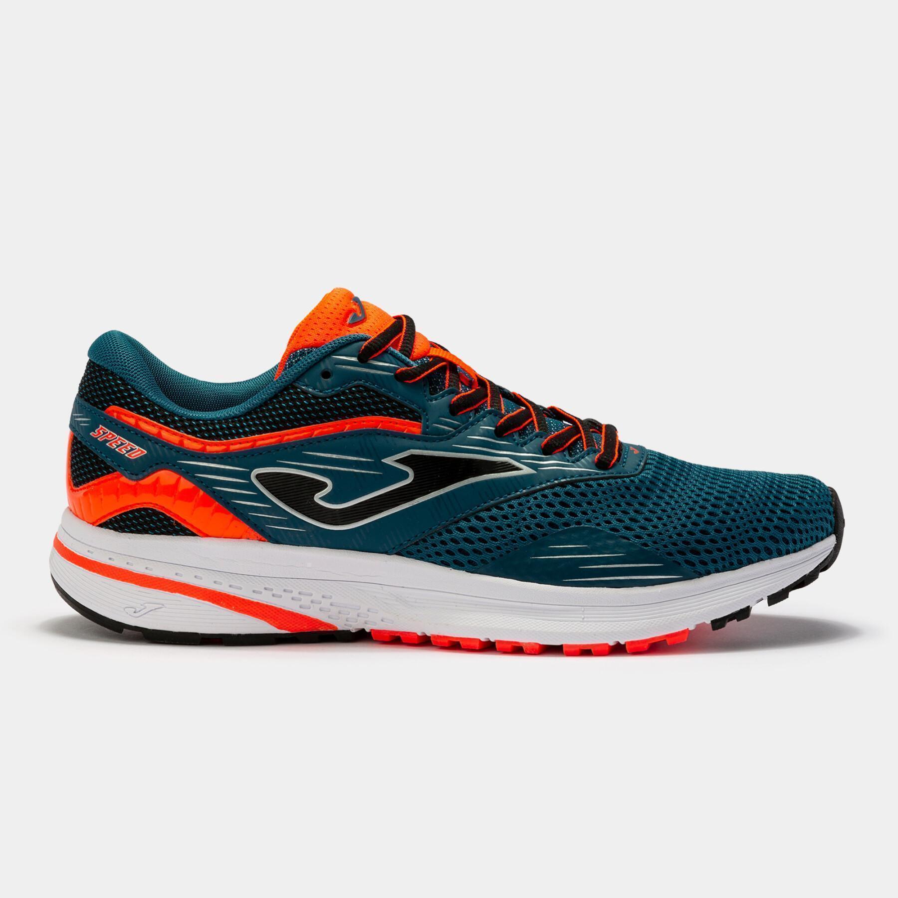 Speed Man Scarpa Running Uomo Petrolio Corallo