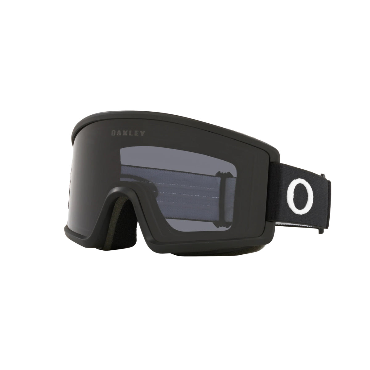 Target Line L Dark Grey Lenti, Matte Black Fascia Maschera Snow