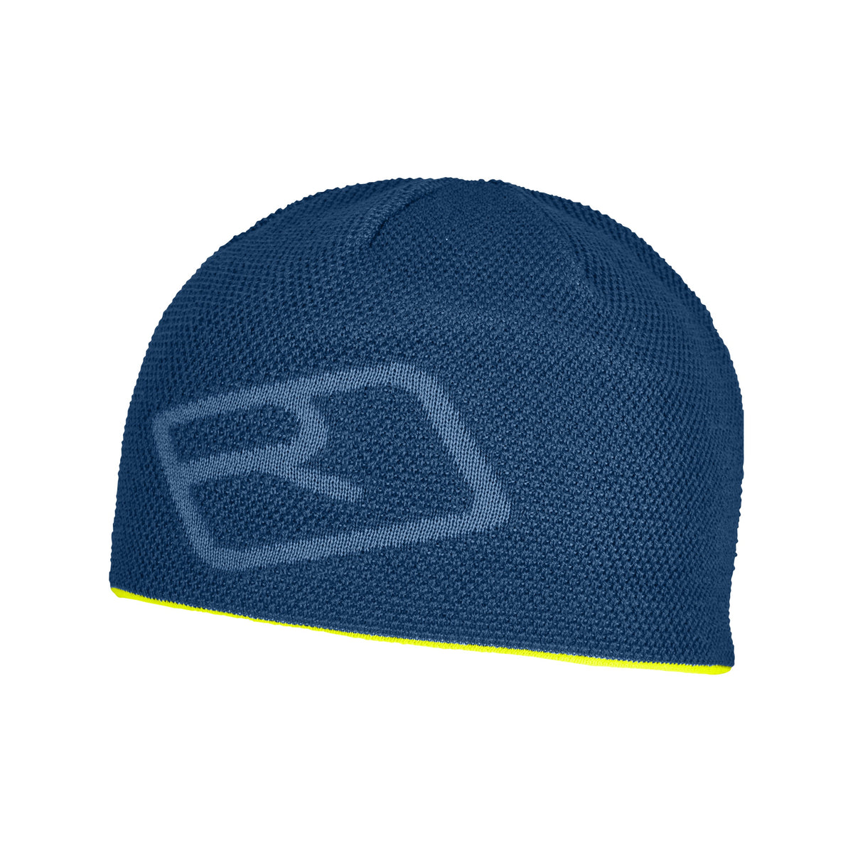 Merino Logo Knit Beanie Cappello Uomo Petrol Blue