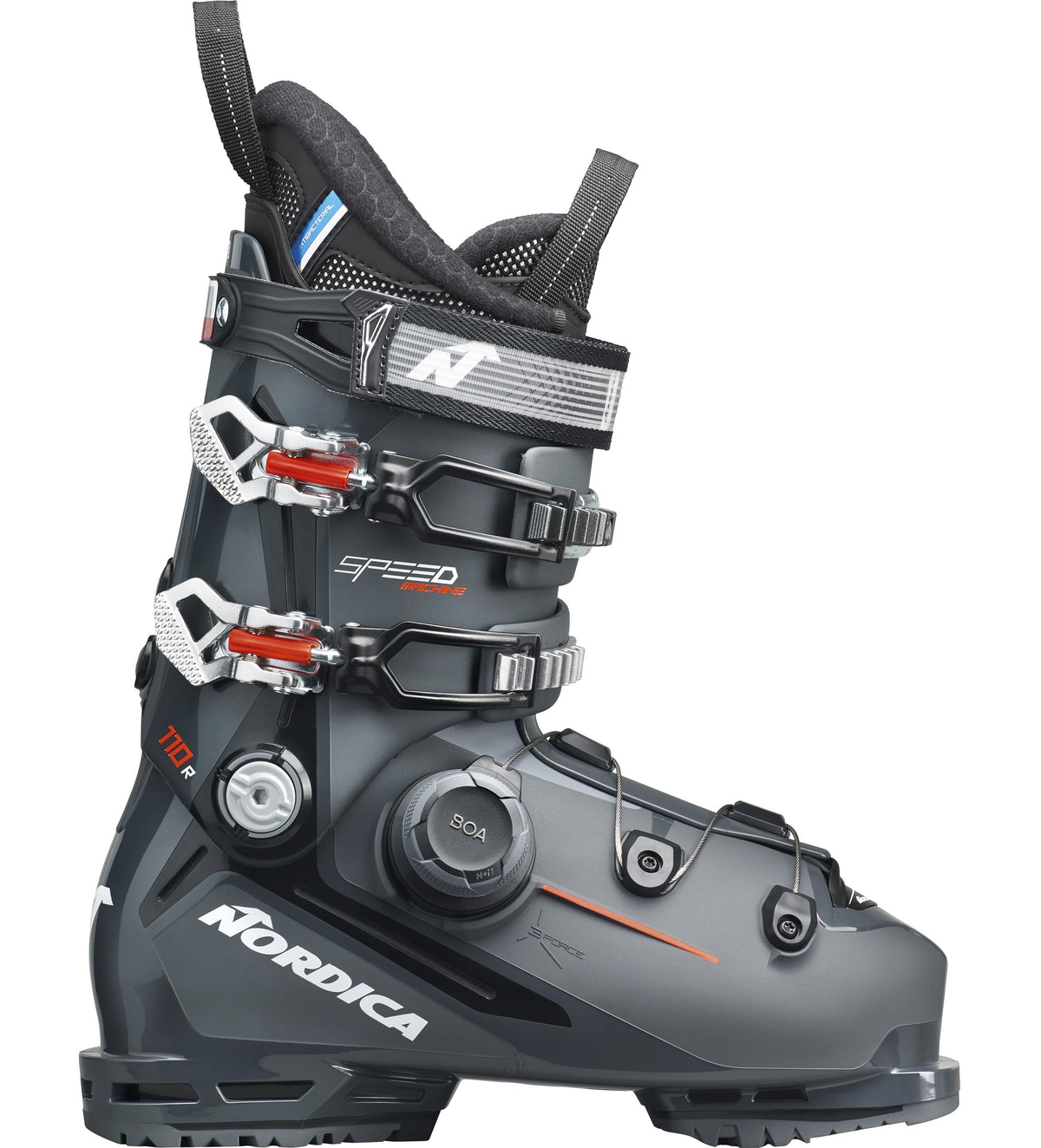 Speedmachine 3 110 R Boa Scarpone Sci Uomo Nero Antracite Rosso New 2027