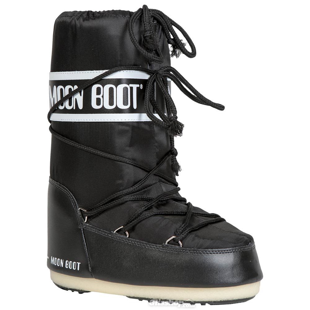 Moon Boot Icon Nylon JR Black New 2027