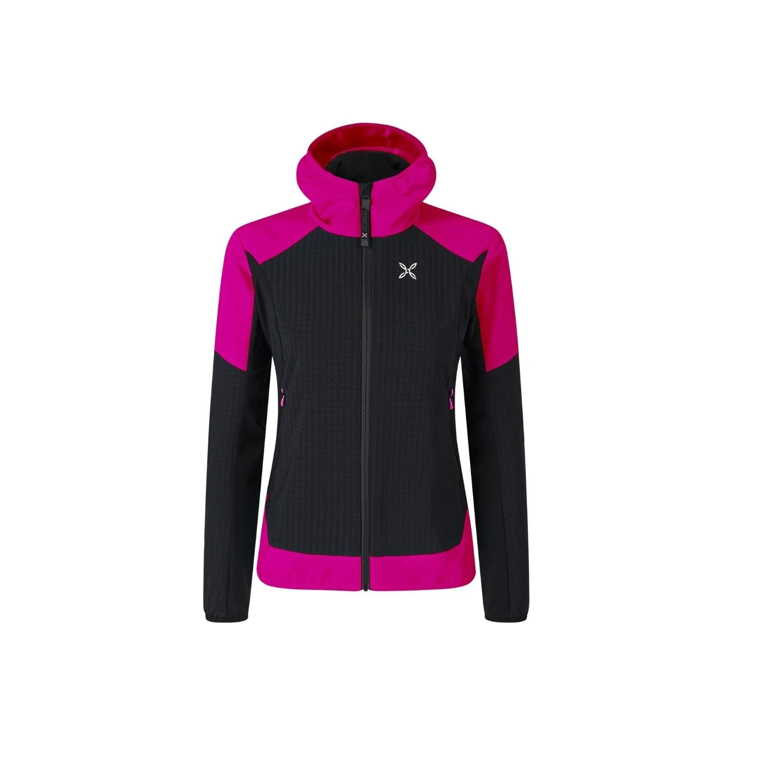 Wind Revolution Hoody Jkt Secondo Strato Donna Intense Violet Nero