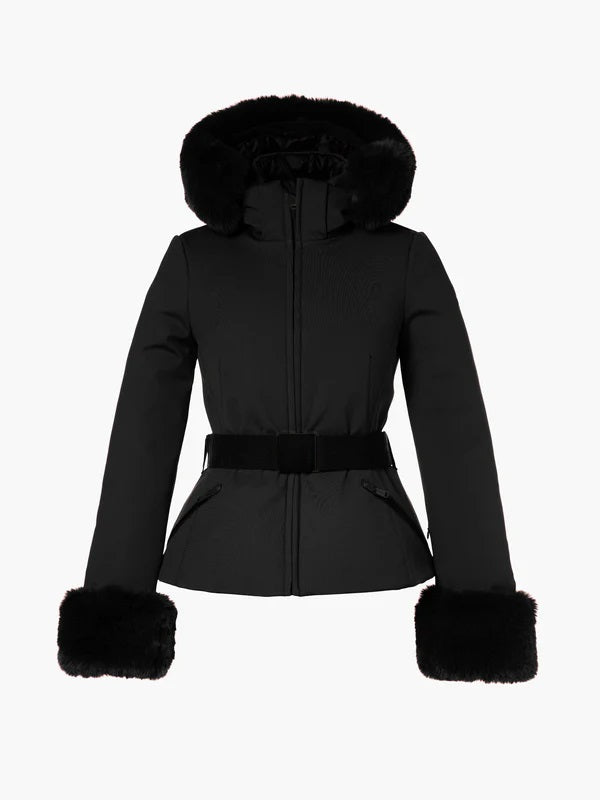Giselle Faux Border Jacket Giacca Sci Donna Black