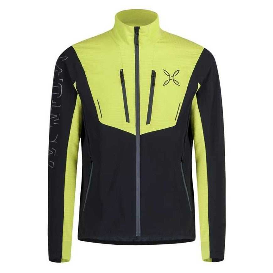 Ski Style Jkt Secondo Strato Uomo Antracite Verde Lime