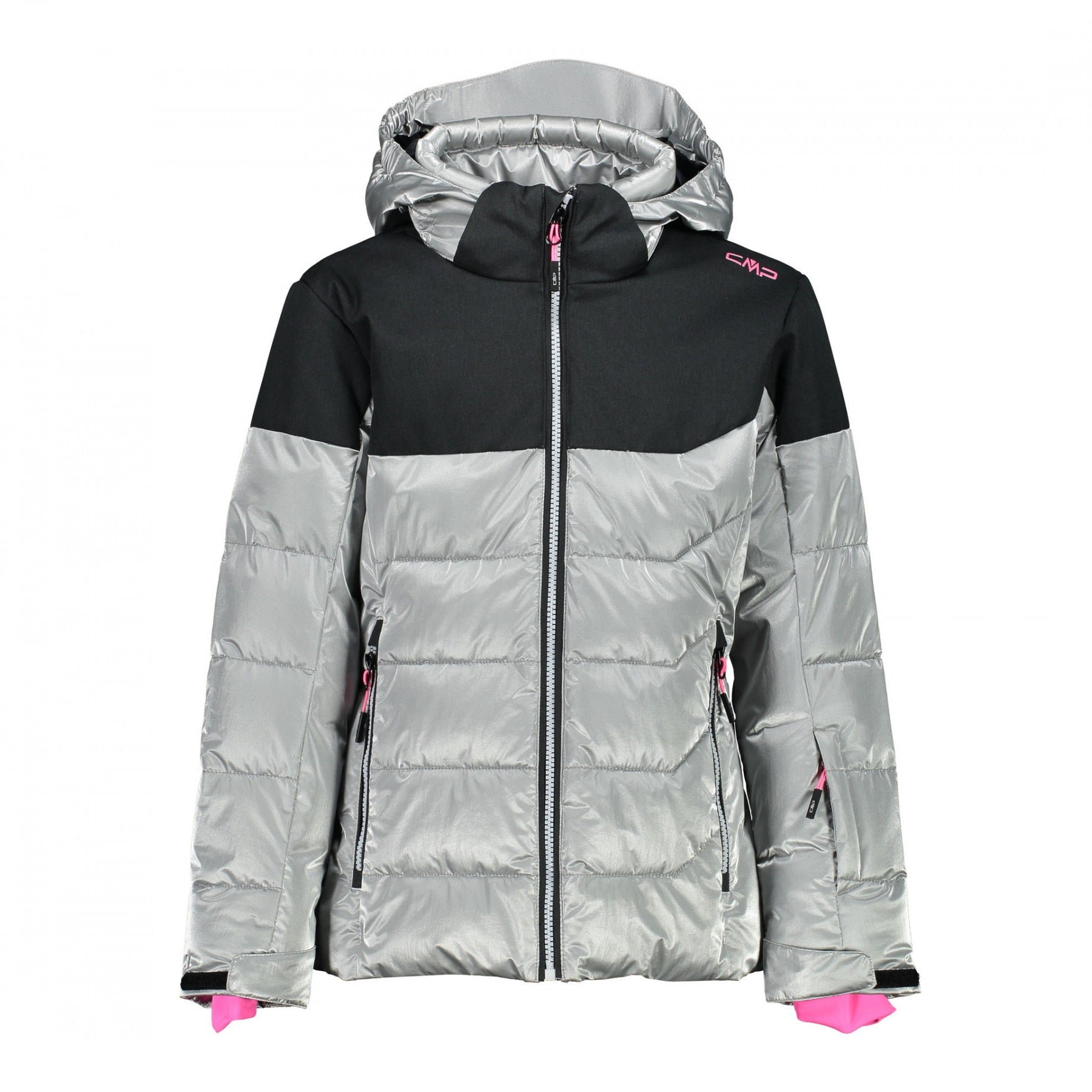 Kid G Jkt Snaps Hood Giacca Bambino Argento