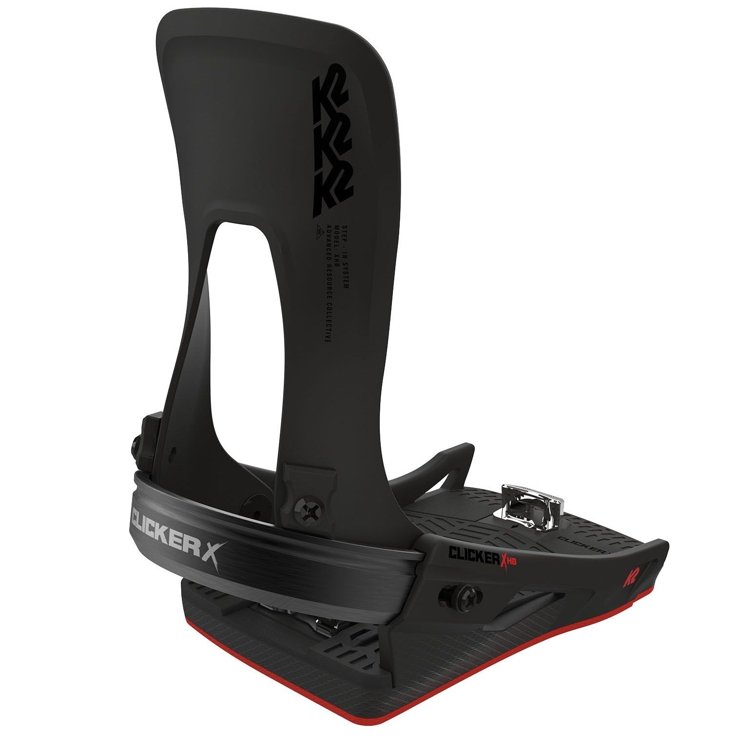 Man Clicker X HB Attacco Snowboard Uomo Black